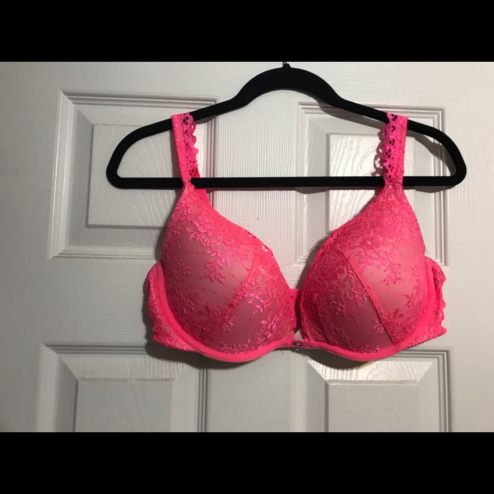 Pink lace Victoria’s Secret bra